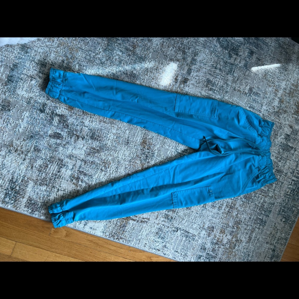 Teal Jaanuu Scrub Pant Joggers